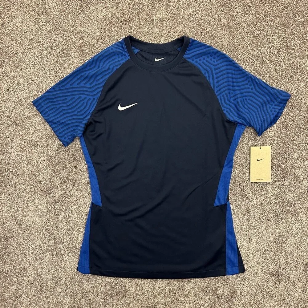 Nike Soccer Jersey Top Short Sleeves Navy Blue Women's Size S - Small - NWT$50